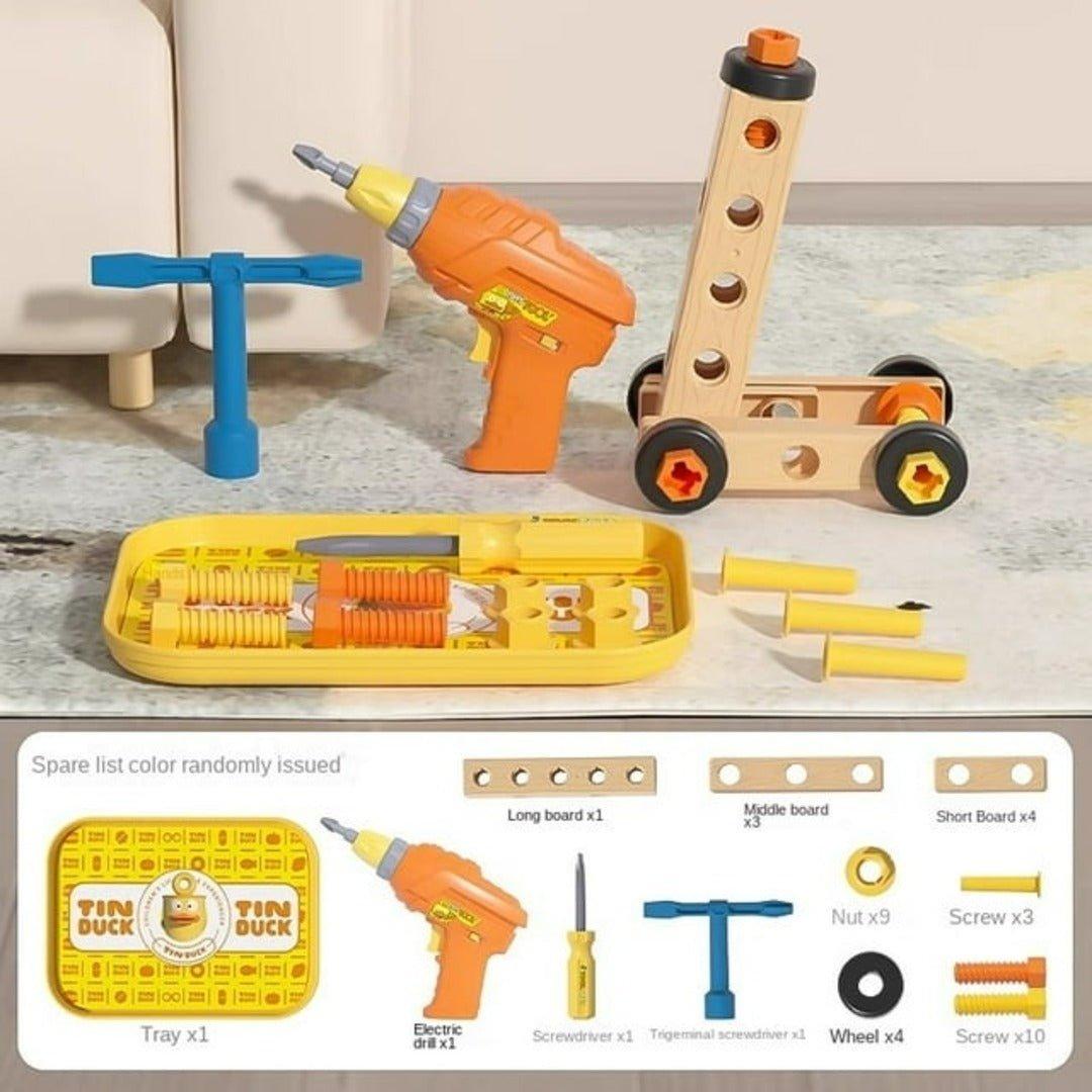 Electric Drill & Build Toy Set β Creative Construction Kit for Kids